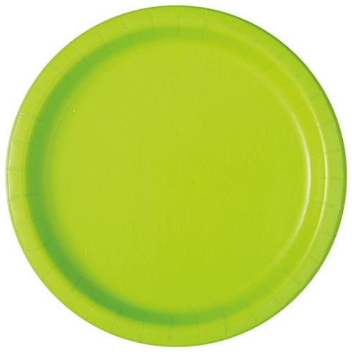 TALÍŘE  papírové velké neon green 16ks