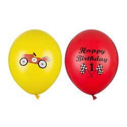 BALÓNKY latexové Happy Birthday Car mix 30cm 50ks