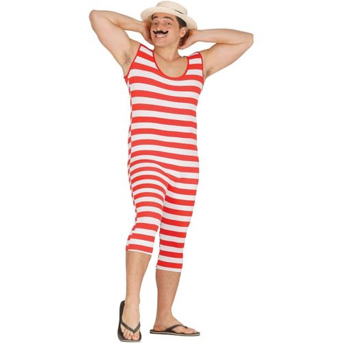 OVERAL pánský pruhovaný Plavec/Silák vel.M/L (52-54)