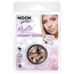 TŘPYTKY Mystic Chunky Glitter Prosecco růžovo-duhové
