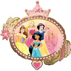 Balonek foliový Disney Princess velký 86 x 81 cm