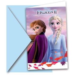 Pozvánky Frozen 2  6ks