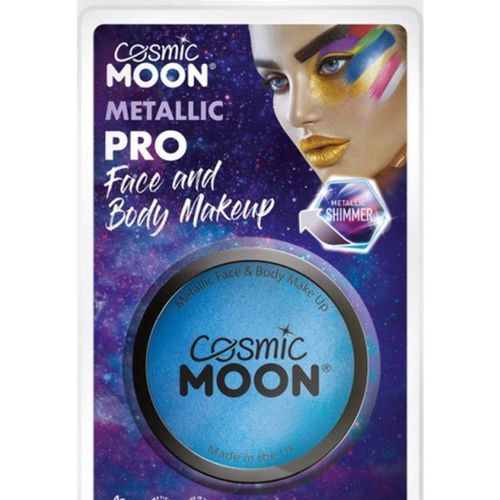 BARVA na obličej Cosmic Moon metalická modrá