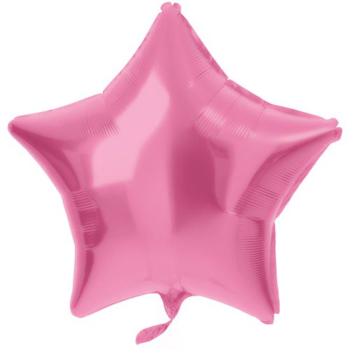 BALÓNEK fóliový Hvězda růžová 48cm