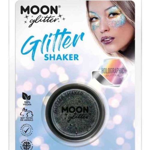 TŘPYTKY Glitter Shaker holografické černé