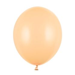 BALÓNKY latexové pastelové světle broskvové 12cm 100ks
