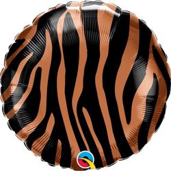 BALÓNEK fóliový vzor Tygr kulatý 46 cm