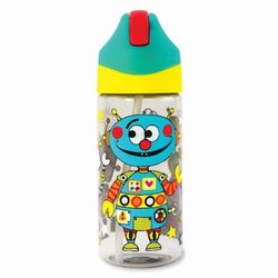 LÁHEV na pití s brčkem Roboti 350ml