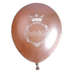 BALÓNKY latexové chromové Princesse Rose Gold 30cm 6ks