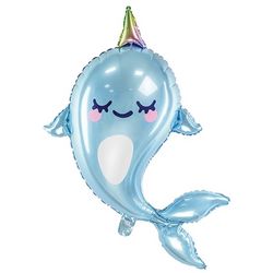 BALÓNEK fóliový Narwhal 53x87cm