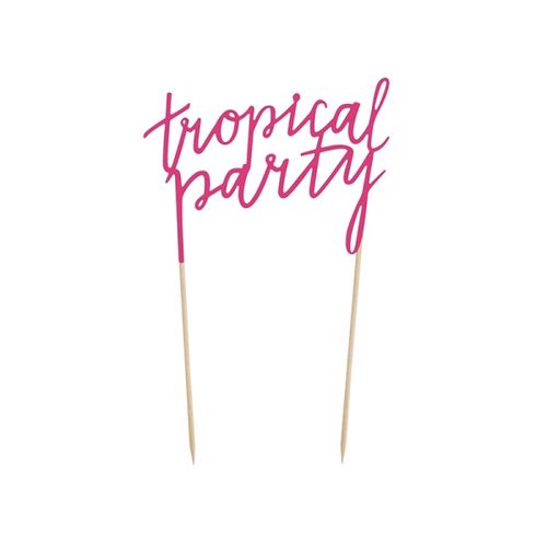 Nápis "Tropical party" 1ks