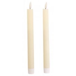 SVÍCKY s LED plamínkem 24cm 2ks