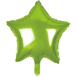 BALÓNEK fóliový Hvězda světle zelená 48cm