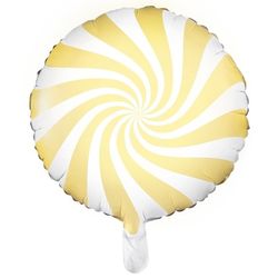 BALÓN fóliový Bonbon světle žlutý