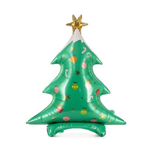 BALÓNEK fóliový Vánoční stromeček samostojný 78x94cm