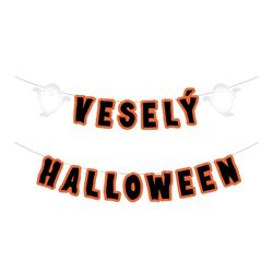 Girlanda papírová Veselý Halloween