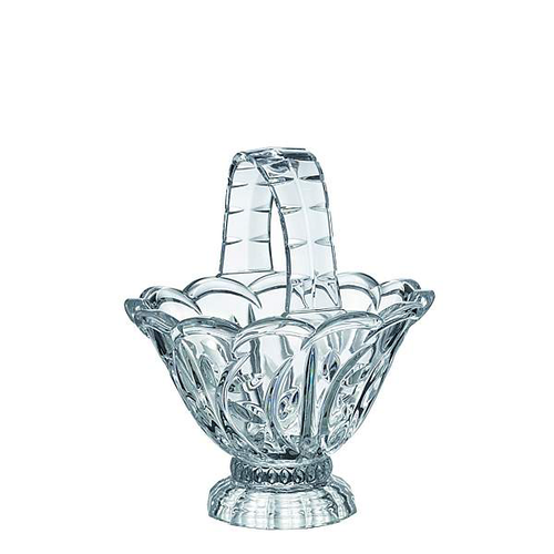 Crystal Bohemia skleněný košík 215 mm