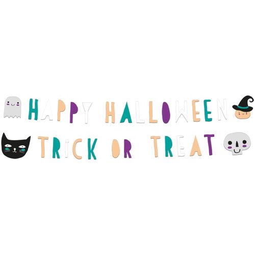 Girlanda Happy Haloween "Trick or treat" 2 ks