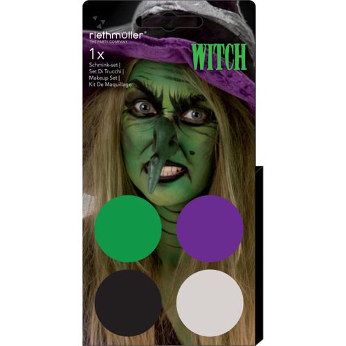 Halloweenský make-Up set Čarodějnice