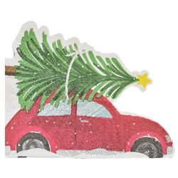 Ubrousky papírové Vánoční auto 16,5 x 16,5 cm 16 ks