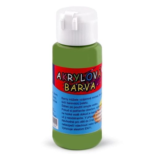 Akrylová barva 60 ml  zelená sv. 1 ks