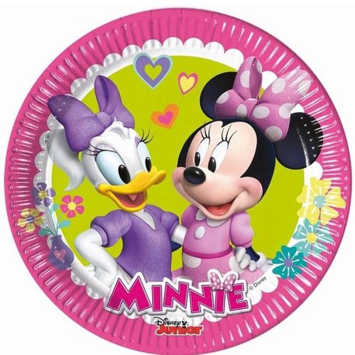 TALÍŘKY papírové Minnie Happy Helpers 20cm 8 ks