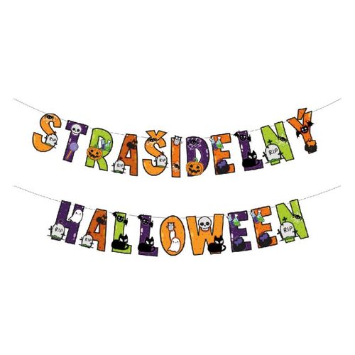 Girlanda papírová Strašidelný Halloween