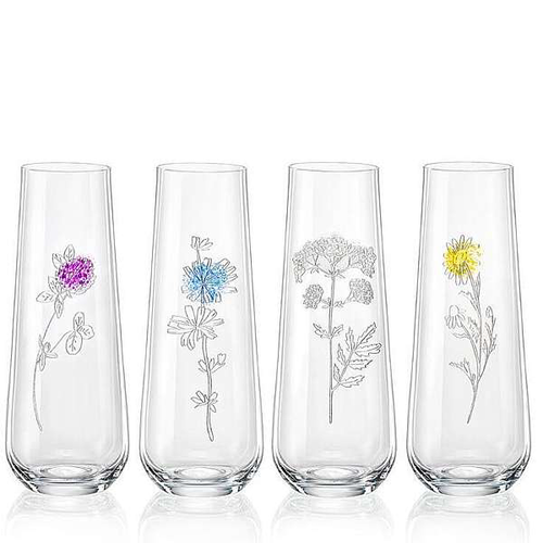 Crystalex Sklenice Louka 250 ml 4 ks
