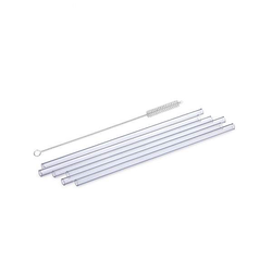 Simax Sada skleněných brček (6+1) Délka brček: 20 cm