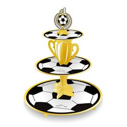 Stojan na cupcakes a dezerty Fotbal 34 x 41 cm