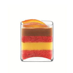 Luigi Bormioli Skleničky na dezerty čtvercové MICHELANGELO 130 ml, 6 ks
