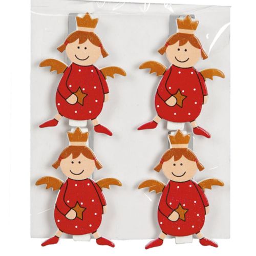 KOLÍČKY dekorační Andělíček 4,5cm 4ks