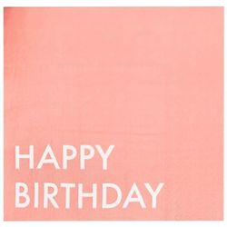 Ubrousky papírové "Happy birthday"  16ks