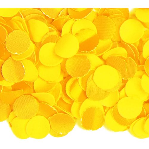 Konfety papírové, žluté, 100g