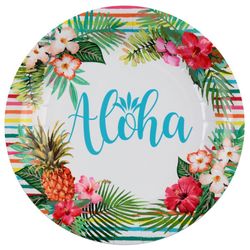 Talířky papírové Aloha 22,5 cm 10 ks