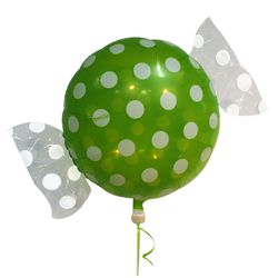 Balón fóliový Bonbón zelený
