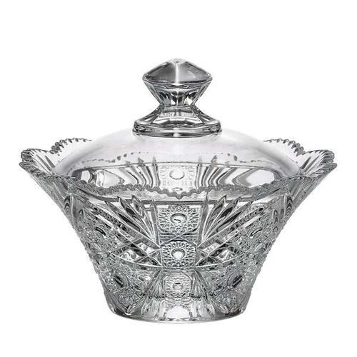 Crystal Bohemia dóza s víkem Sissi 205 mm