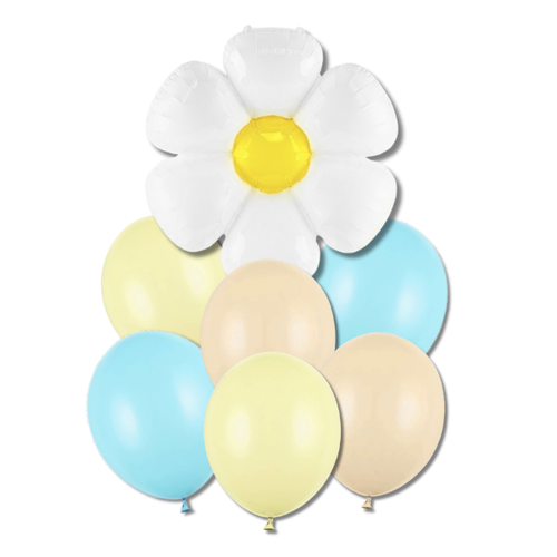 Balónkový buket - Sedmikráska, 7 ks
