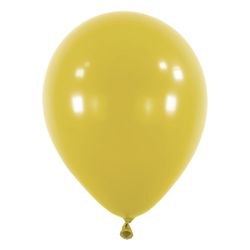 Balónky latexové dekoratérské Fashion Mustard 27,5 cm 50 ks