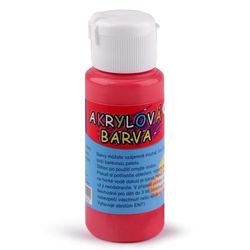 Akrylová barva 60 ml červená 1 ks