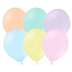 BALONKY  latexové pastelový mix 23 cm 50 ks