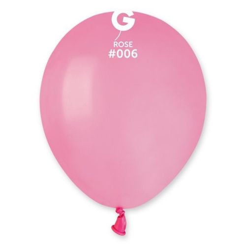 Balónek růžový 13 cm  100 ks