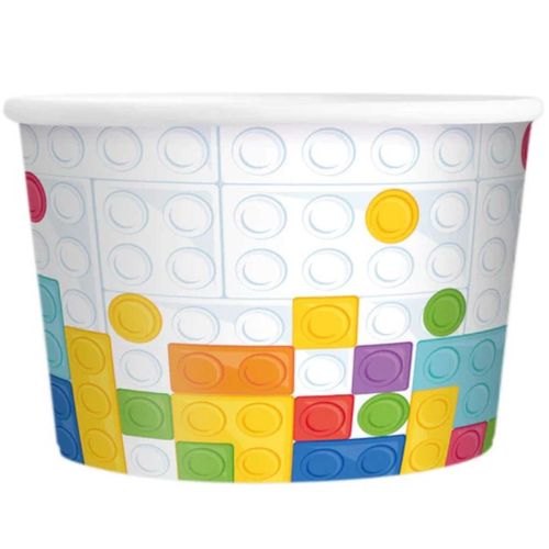 Kelímky na zmrzlinu Blocks 150 ml 6 ks