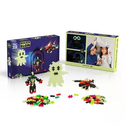 Plus-Plus Build and Glow - Svítící ve tmě (360 ks)