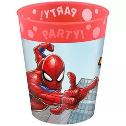 Kelímek plastový opakovaně použitelný Spiderman Crime Fighter 250ml 4ks
