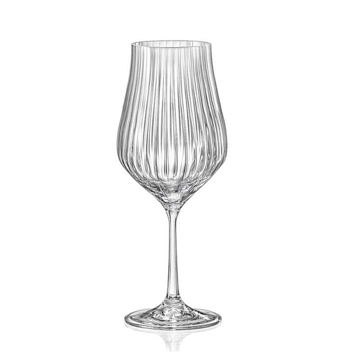 Crystalex Sklenice na víno TULIPA OPTIC 450 ml, 6 ks