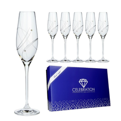 Sklenice na sekt SWAROVSKI MODERN 210 ml Balení: 6 ks v balení