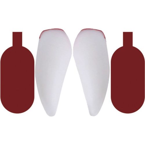 Sada upíří špičáky & krev 1,1 ml