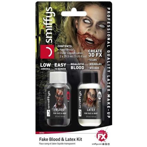 Set latexový make-up a krev