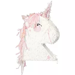 Piňata skládací hlava Jednorožce 41x48x10cm